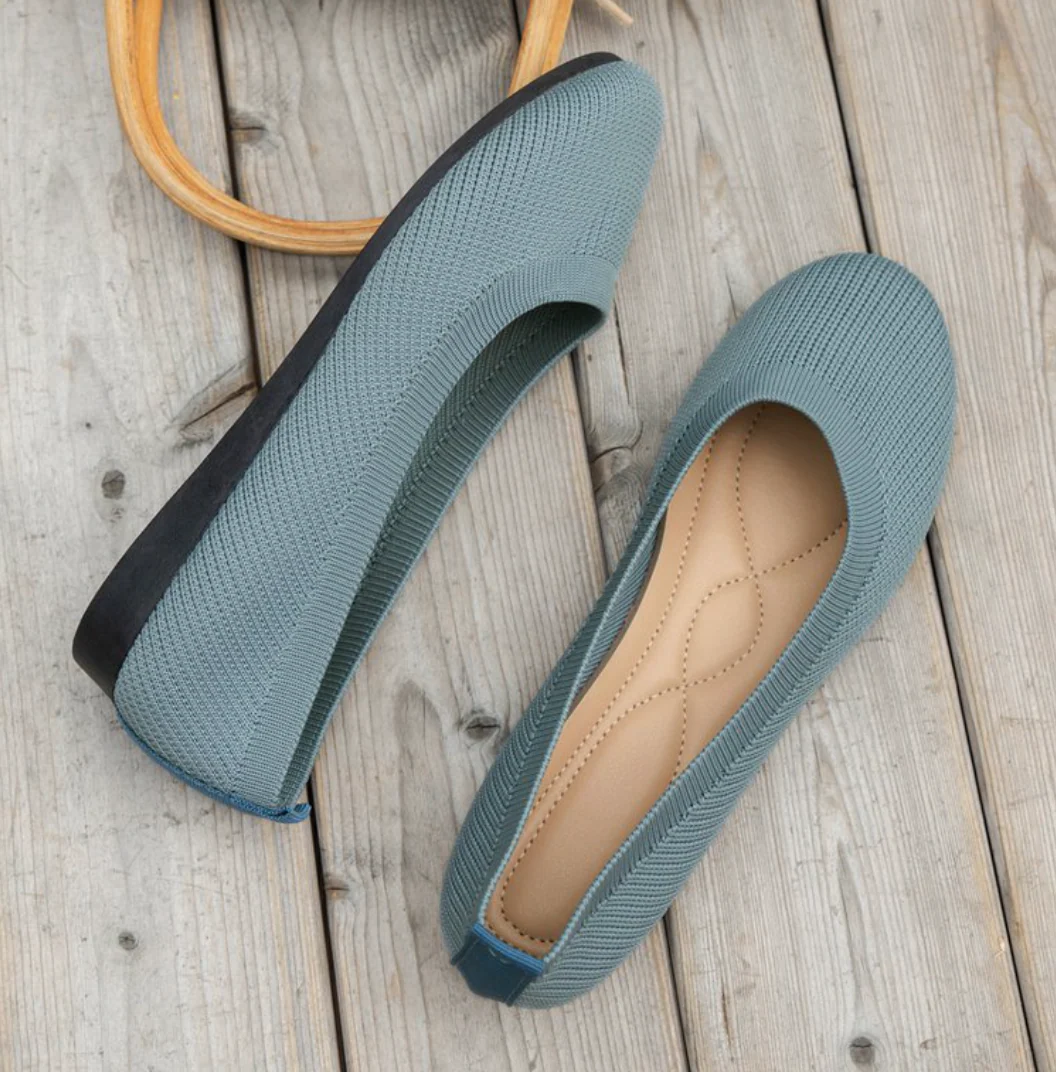 Heidi-Mode | Ballerinas Modische Orthopädische Schuhe mit Niedrigem Absatz für Frauen - Image 15