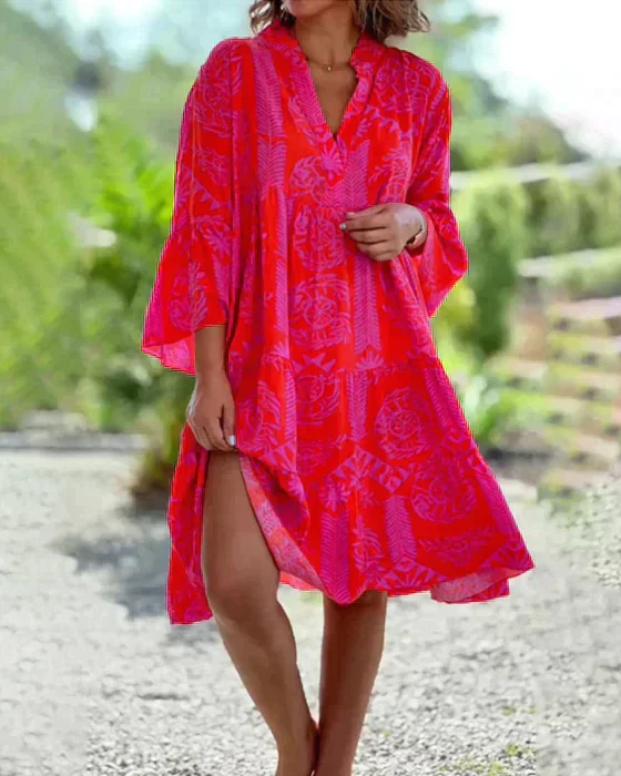 Heidi-Mode | Boho Baumwollkleid