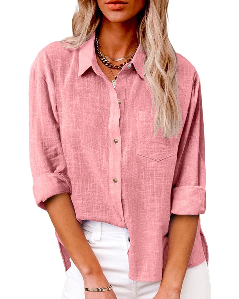 Heidi-Mode | Baumwoll-Leinen Bluse - Image 7