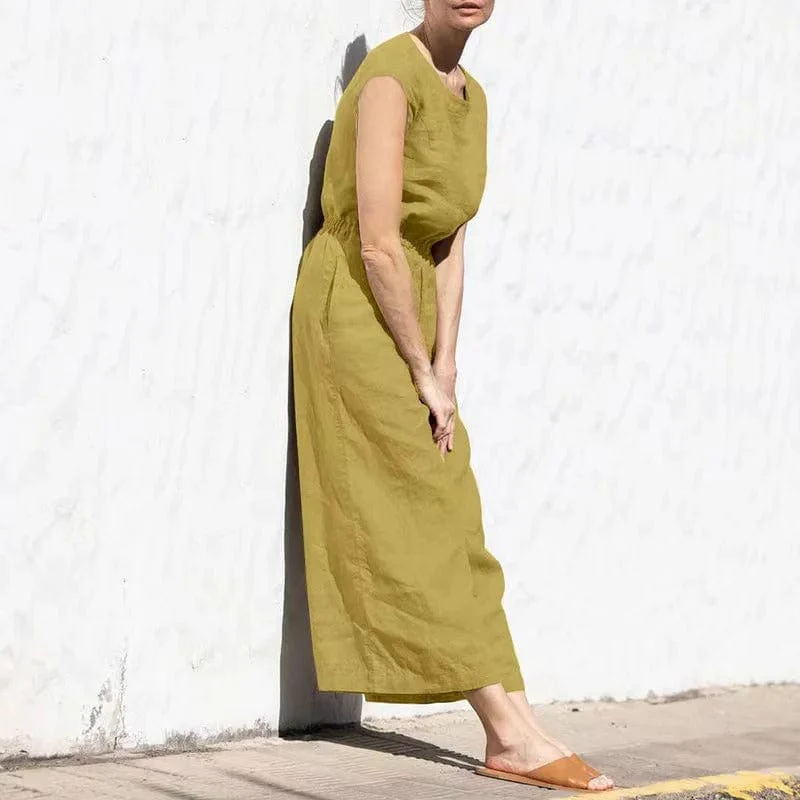Heidi-Mode | Baumwoll-Leinen-Jumpsuit - Image 2