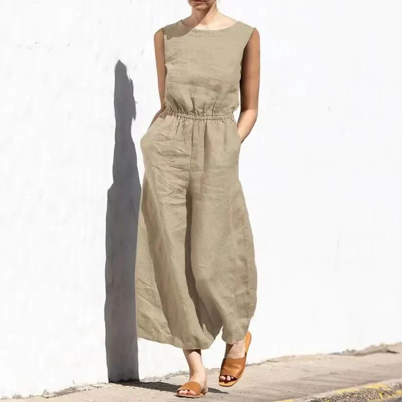 Heidi-Mode | Baumwoll-Leinen-Jumpsuit - Image 4