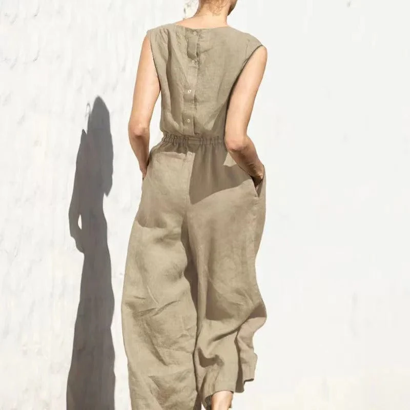 Heidi-Mode | Baumwoll-Leinen-Jumpsuit - Image 6