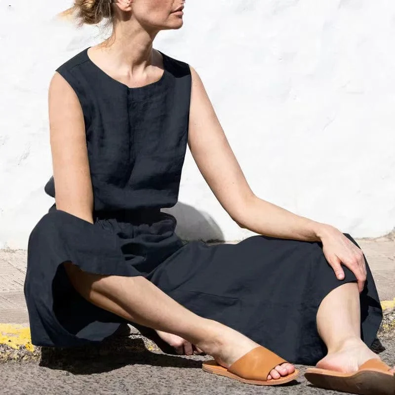 Heidi-Mode | Baumwoll-Leinen-Jumpsuit - Image 9