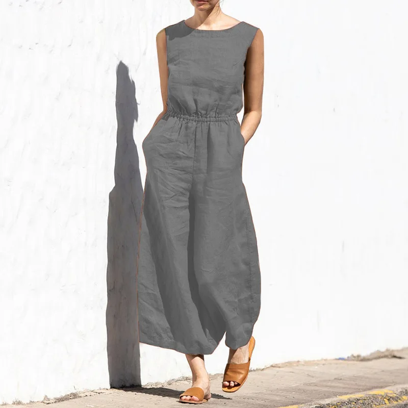 Heidi-Mode | Baumwoll Leinen Overall Design - Image 4