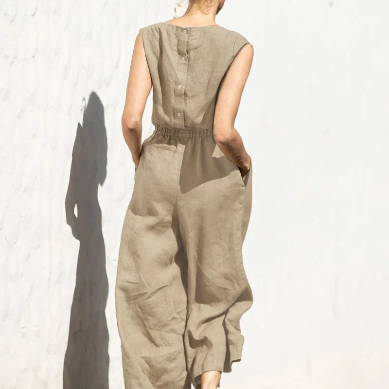 Heidi-Mode | Baumwoll Leinen Overall
