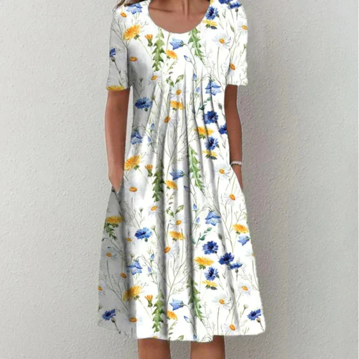 Heidi-Mode | Baumwollkleid Elegant Komfortabel
