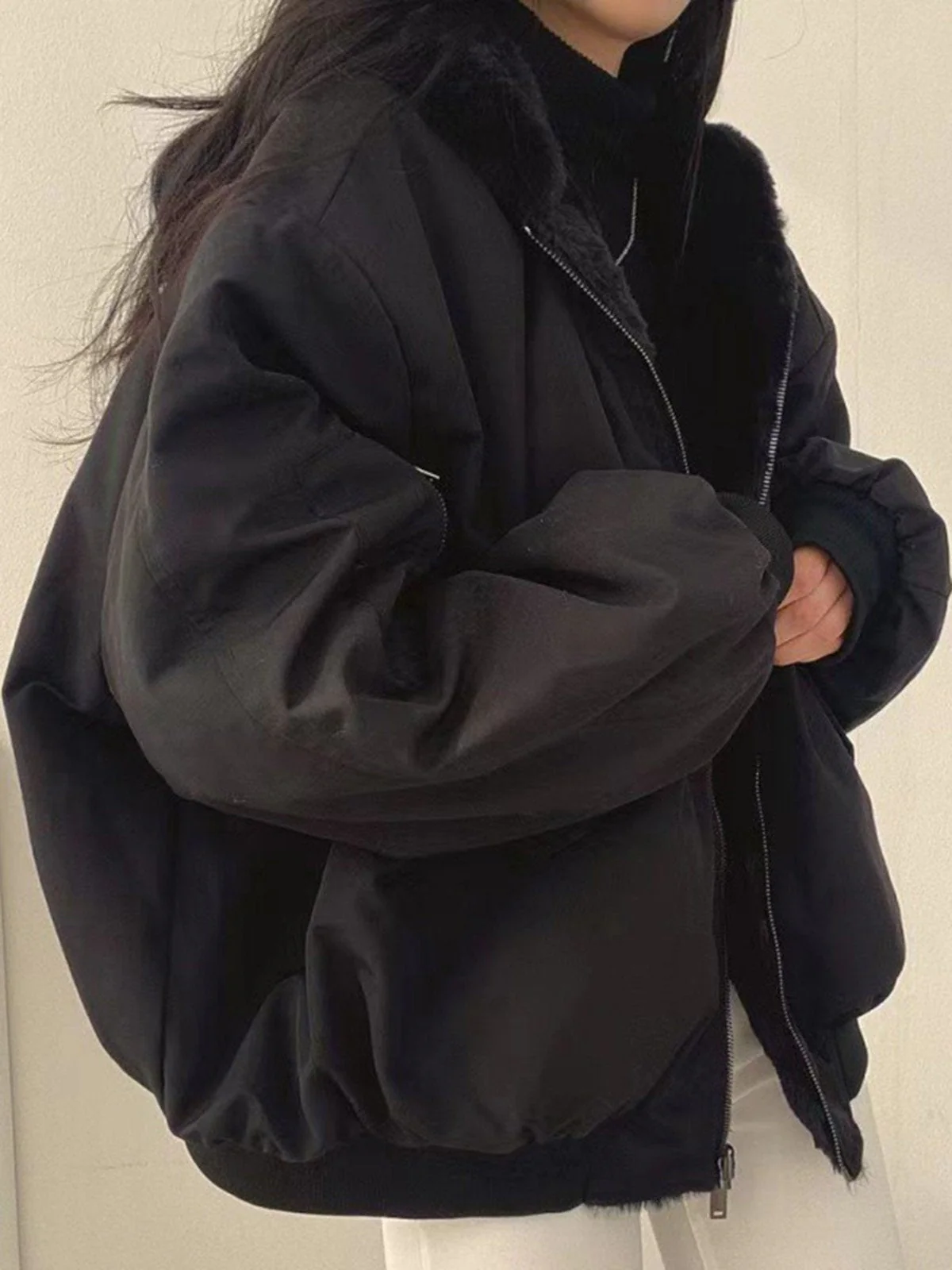 Heidi-Mode | Bequeme Fleece-Wende-Hoodie-Jacke - Image 2