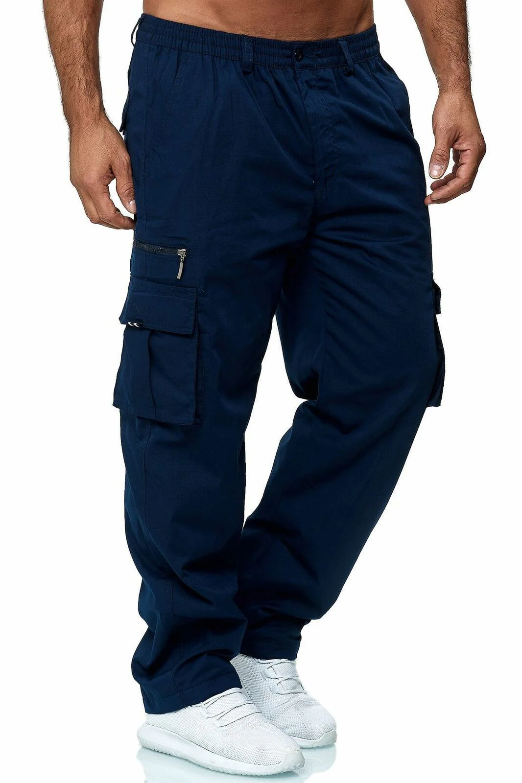 Heidi-Mode | Bequeme Herren Cargo Hose mit Mehreren Taschen - Image 3