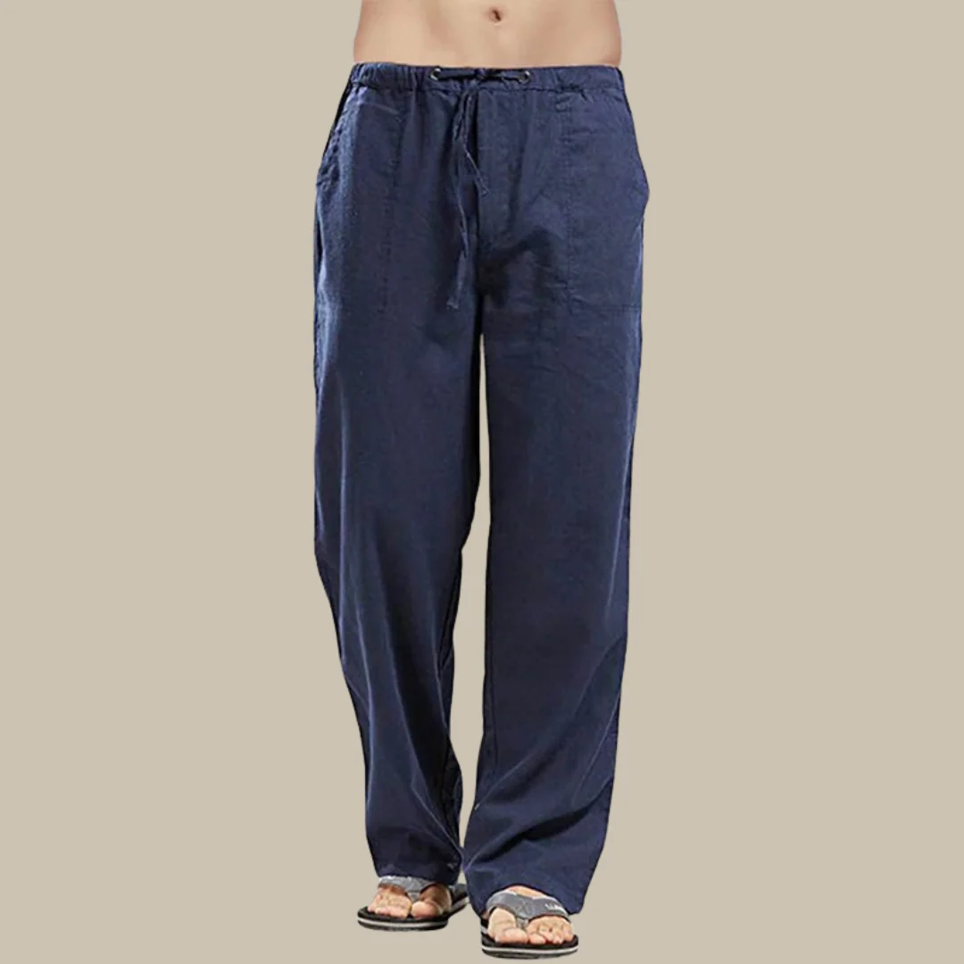 Heidi-Mode | Bequeme Leinen Strandhose für Herren - Image 10