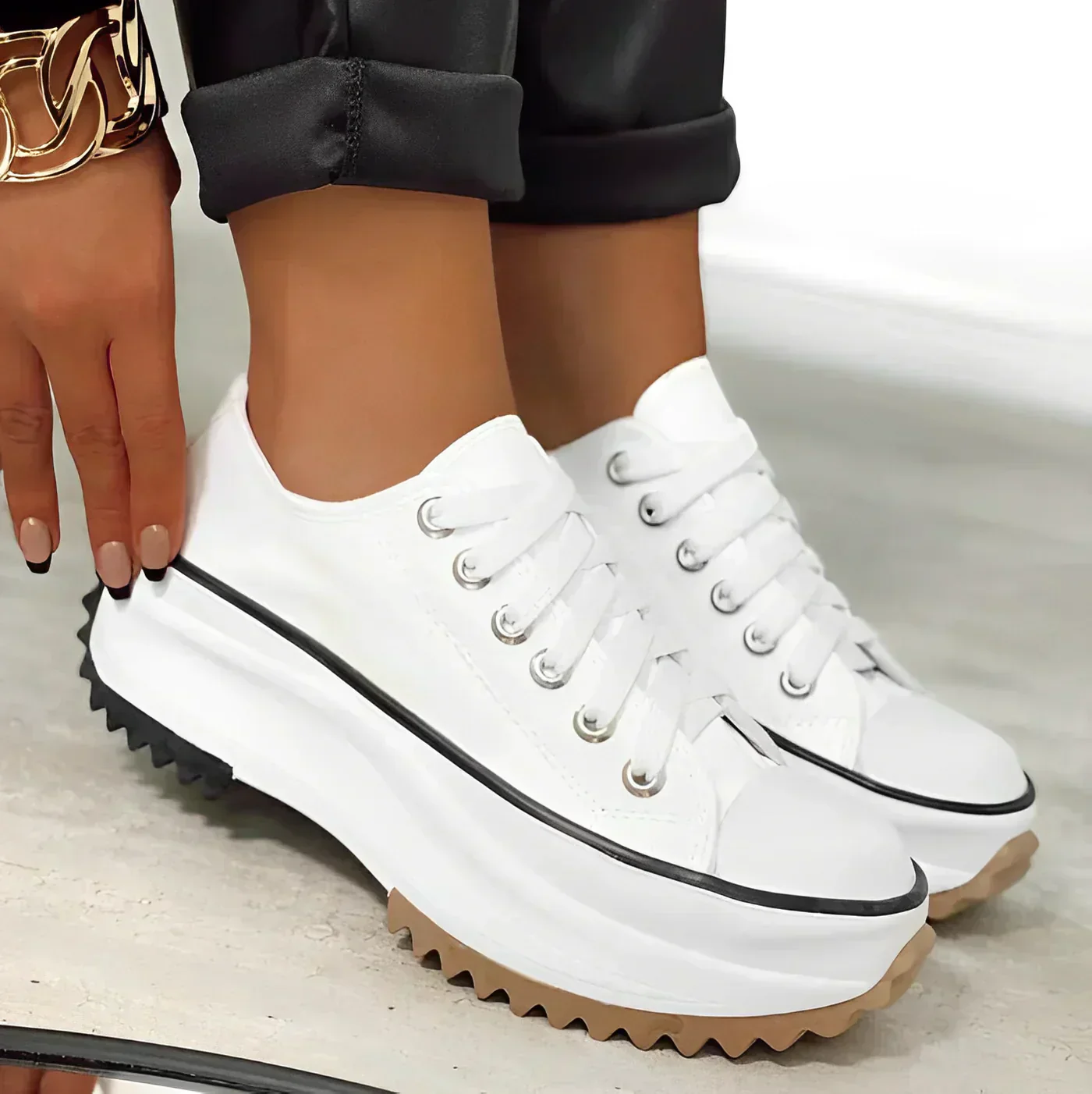 Heidi-Mode | Bequeme Plateau Sneaker für Damen - Image 8