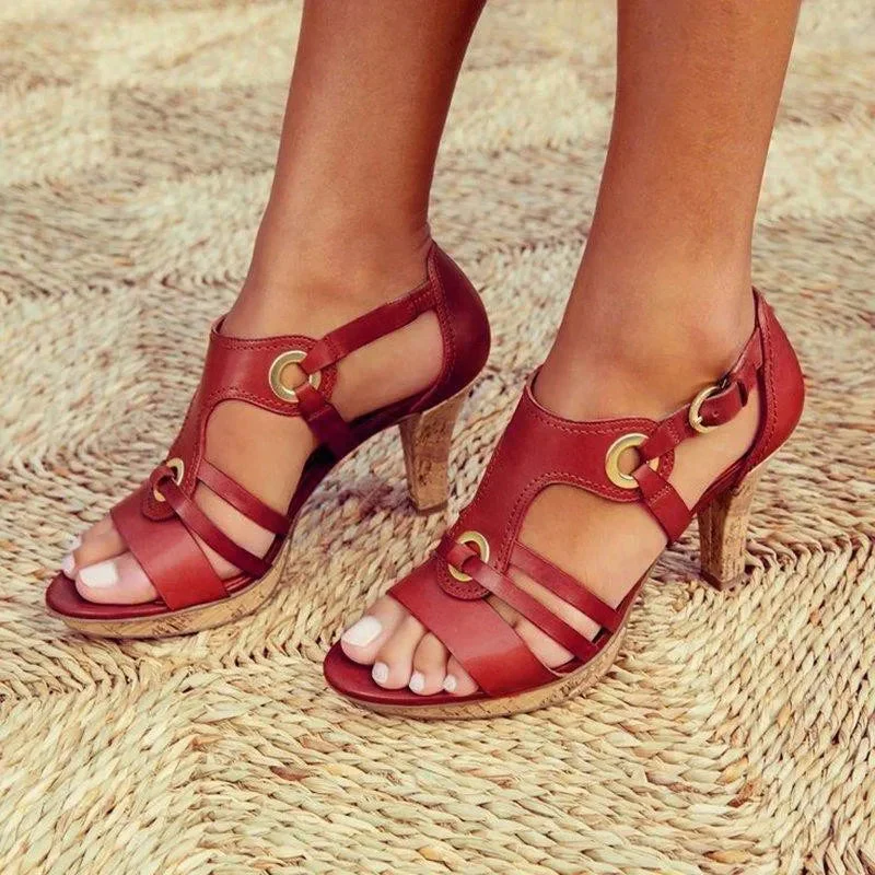 Heidi-Mode | Komfortable Sandalen mit Absatz - Image 5