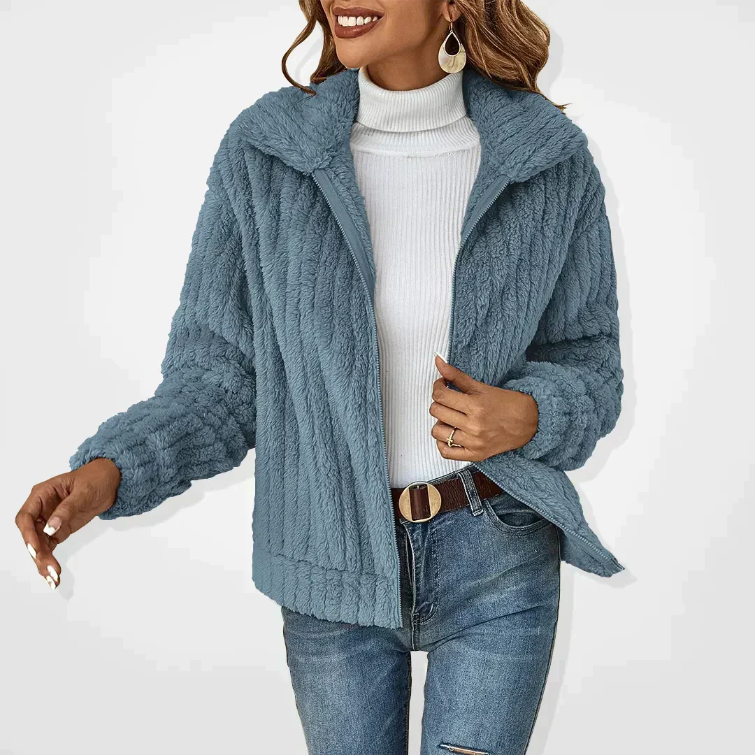 Heidi-Mode | Bequeme Teddy Jacke für Damen - Image 4