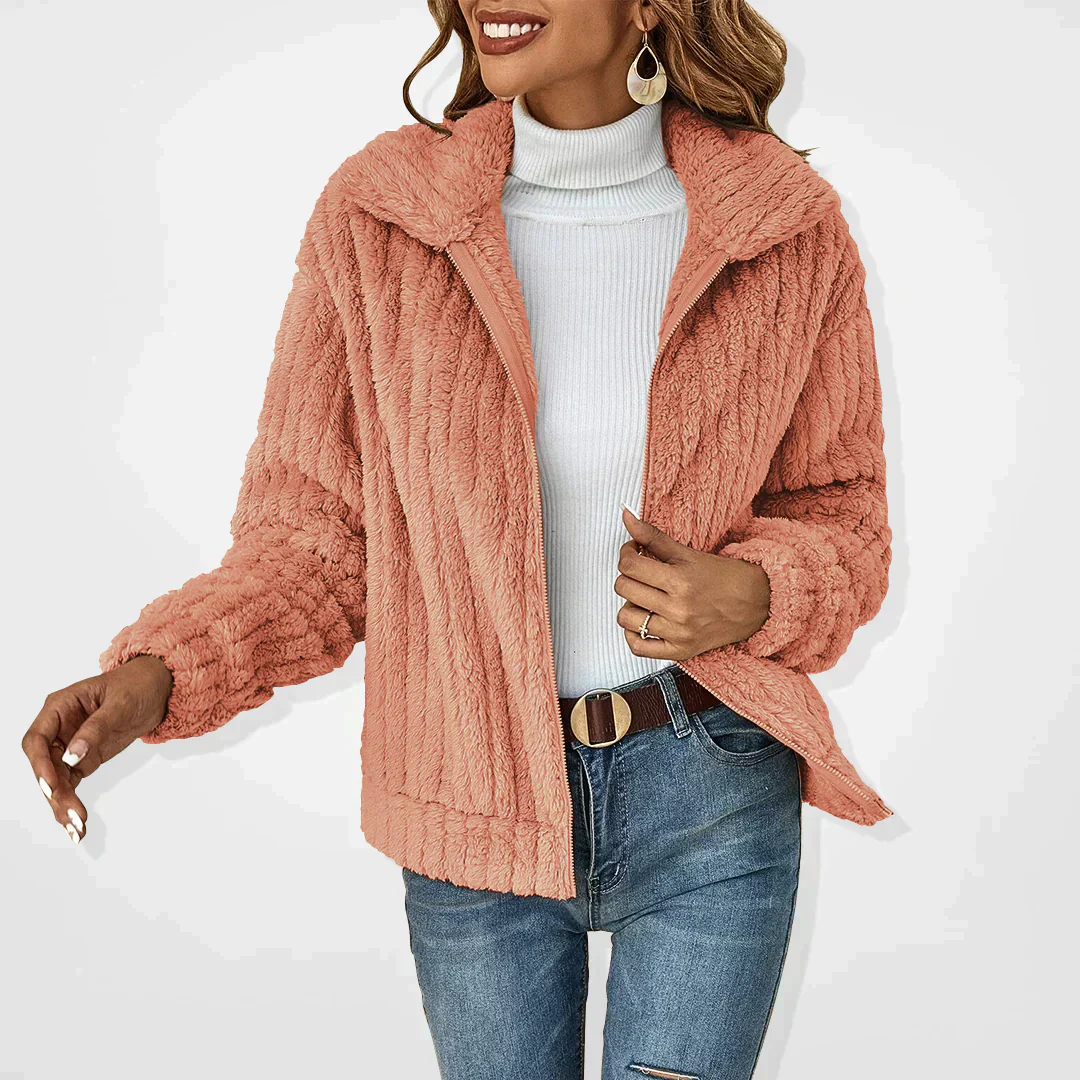 Heidi-Mode | Bequeme Teddy Jacke für Damen - Image 5