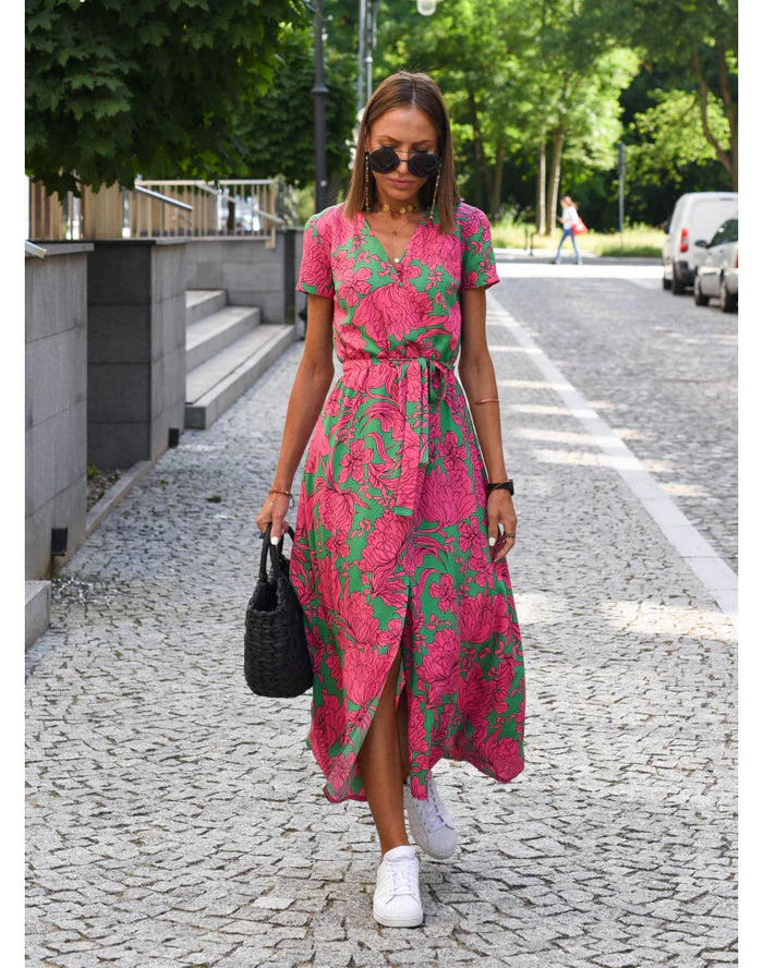 Heidi-Mode | Bequemes Versachic Passform Kleid - Image 7