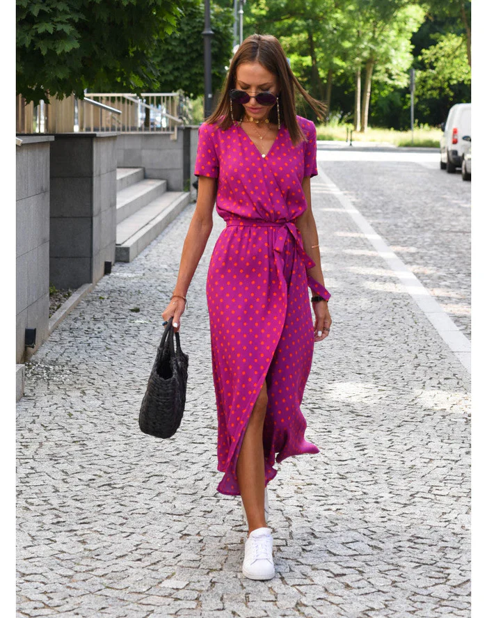 Heidi-Mode | Bequemes Versachic Passform Kleid - Image 8