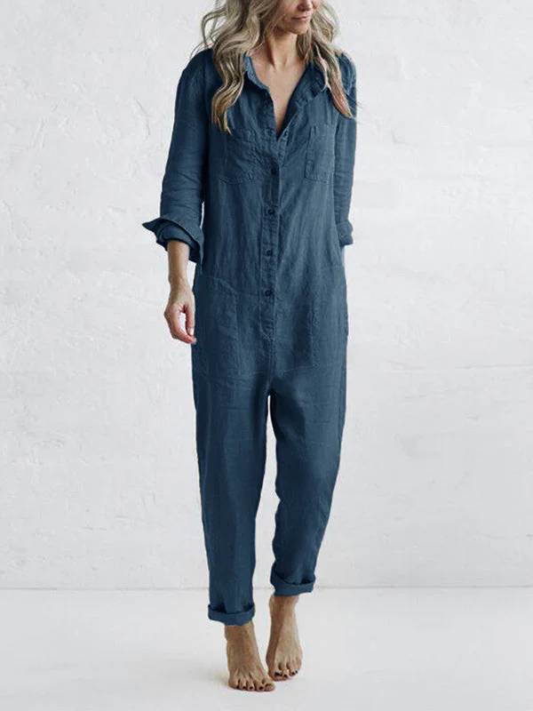 Heidi-Mode | Bequemer Jumpsuit mit Taillengürtel - Image 5