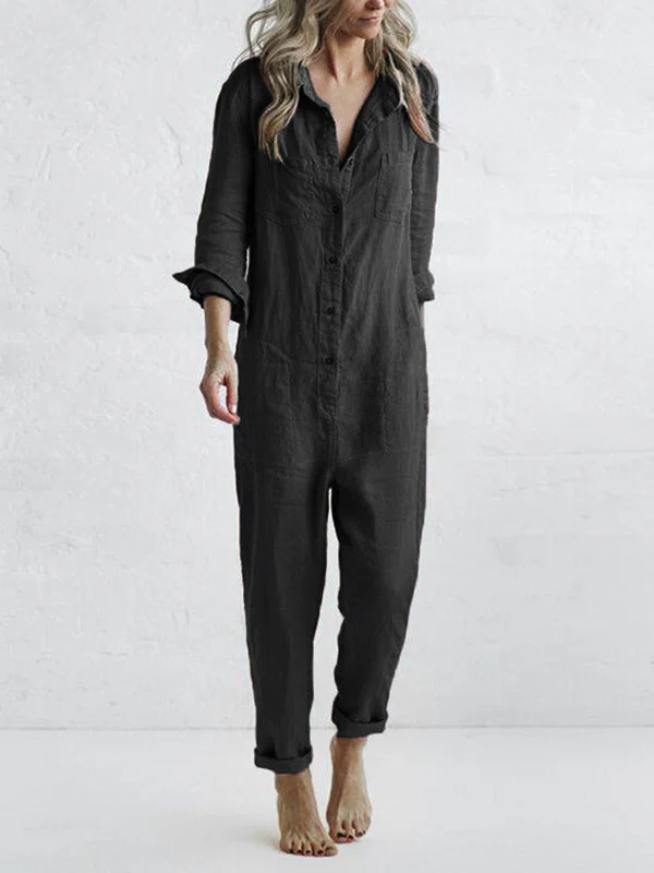 Heidi-Mode | Bequemer Jumpsuit mit Taillengürtel - Image 9