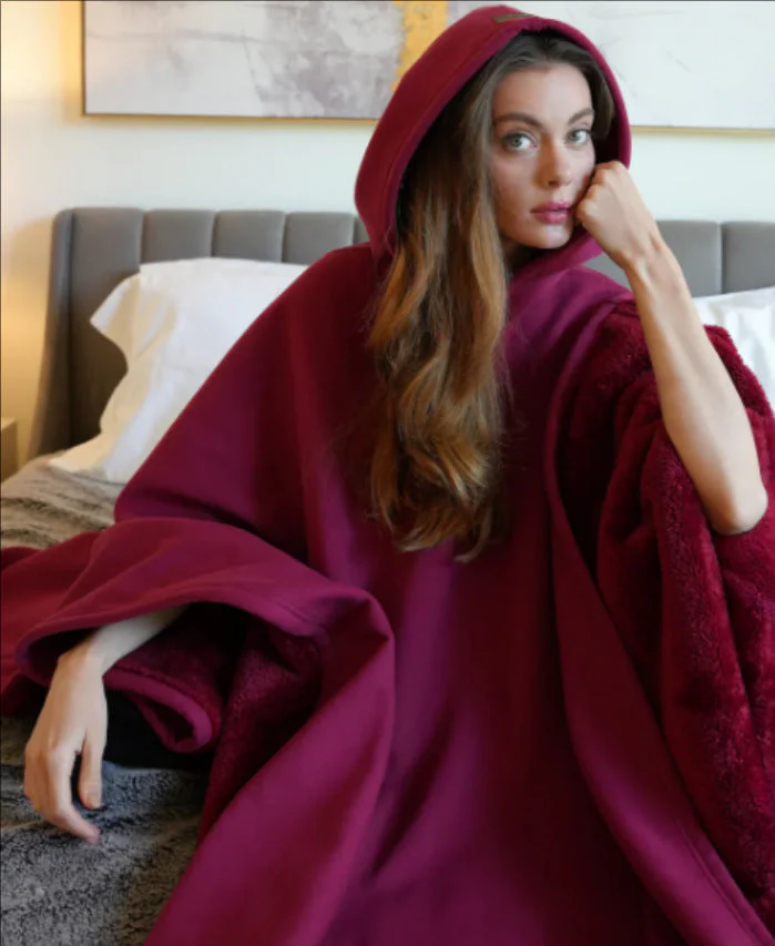 Heidi-Mode | Oversized Hoodie-Decke - Entspannungs-Kapuzenpullover Zum Wohlfühlen und Relaxen - Image 12