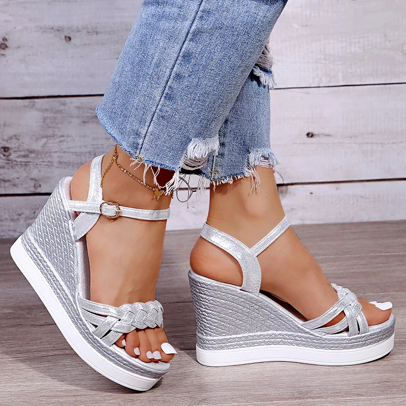 Heidi-Mode | Better Off That Way Wedges Sandalen - Image 5