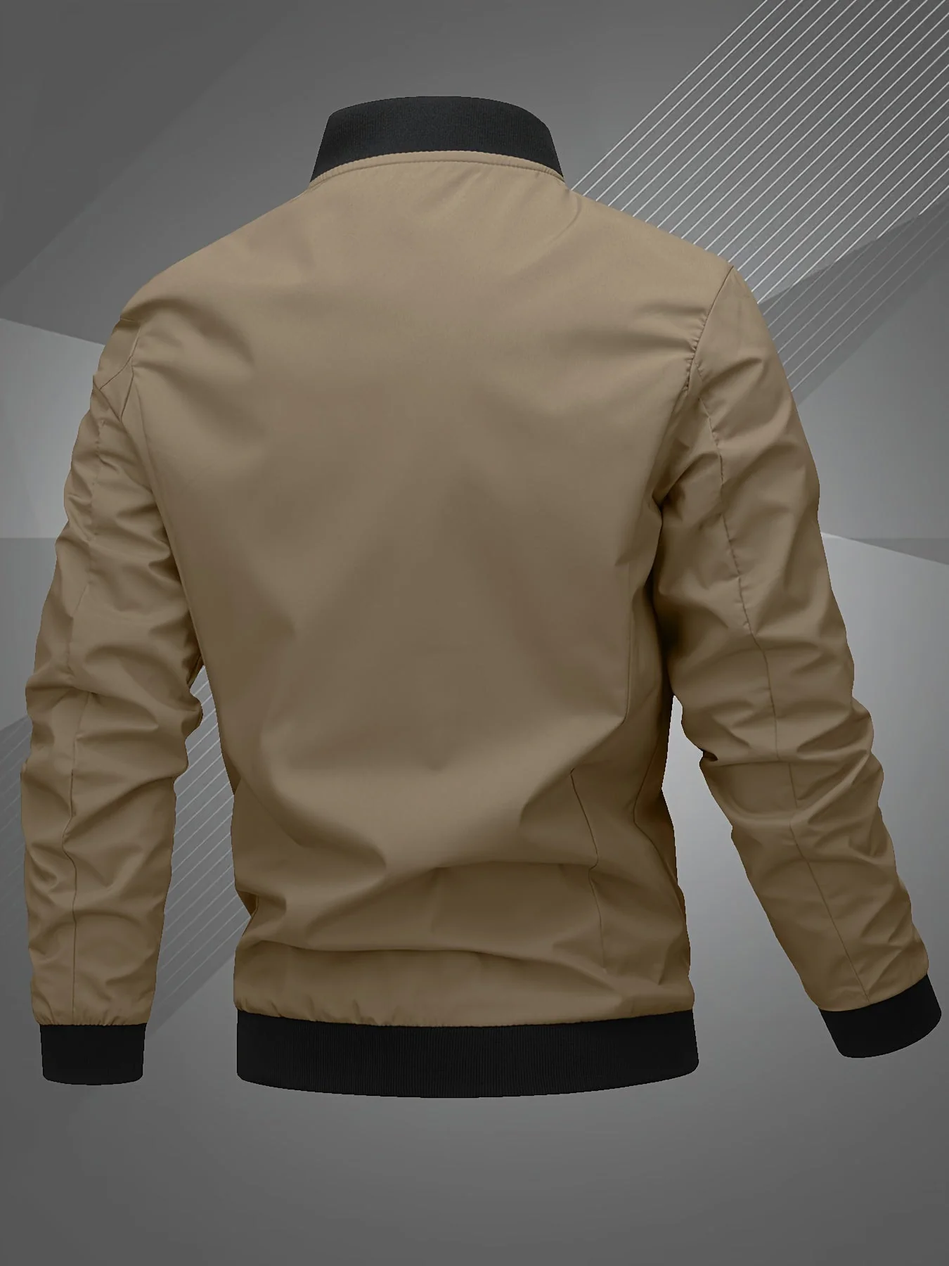 Heidi-Mode | Buchstaben gestickte Bomberjacke für Herren - Image 2