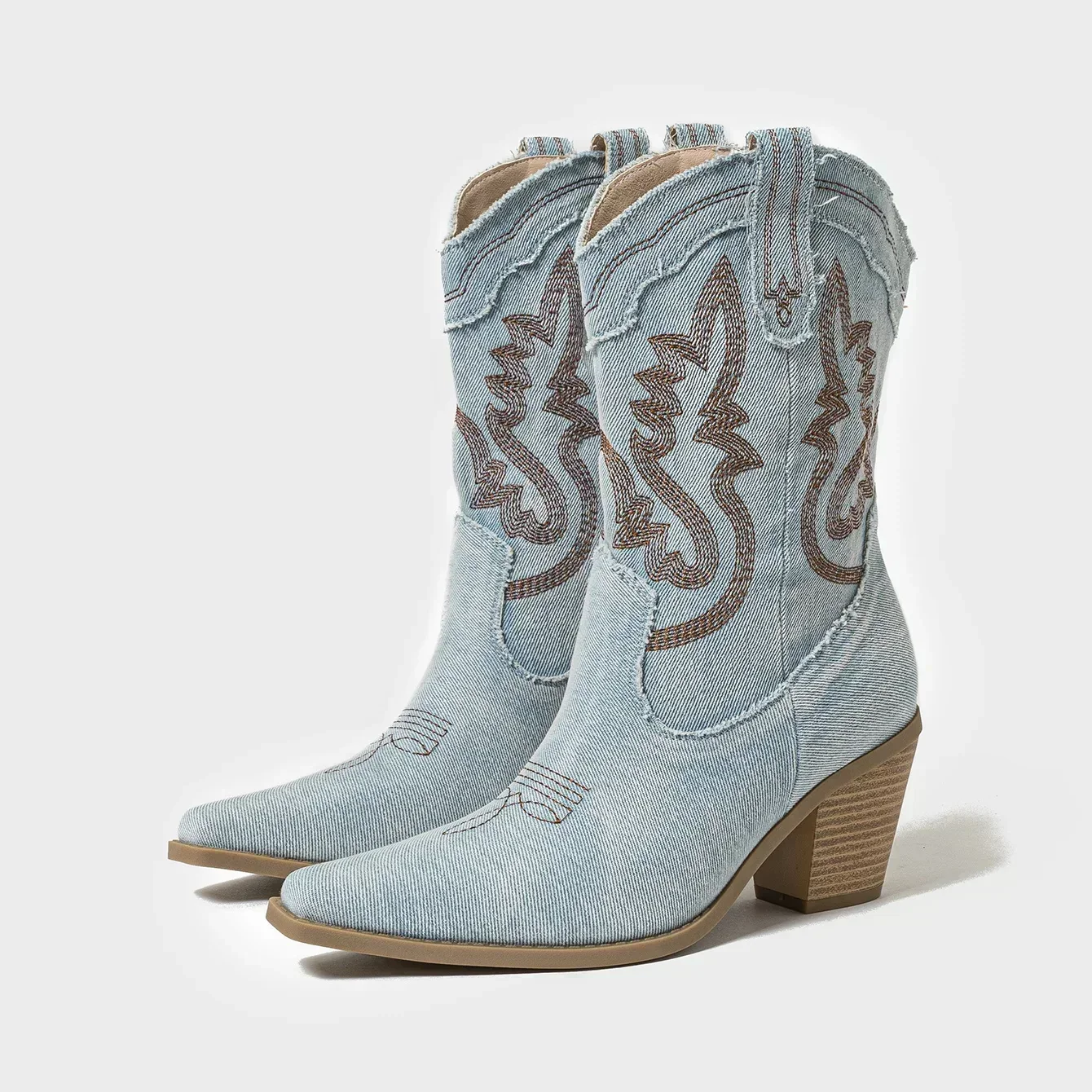 Heidi-Mode | Bestickte Western Cowboystiefel für Damen - Image 5
