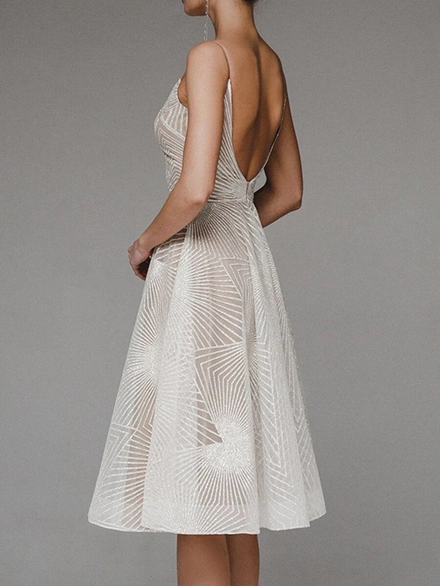 Heidi-Mode | Besticktes Ärmelloses Kleid