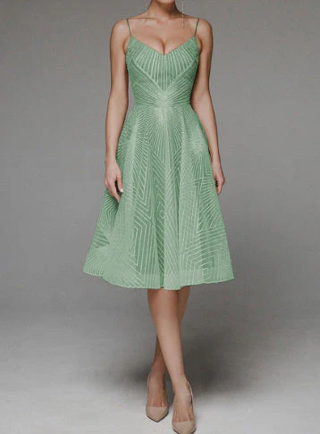 Heidi-Mode | Besticktes Ärmelloses Kleid - Image 5