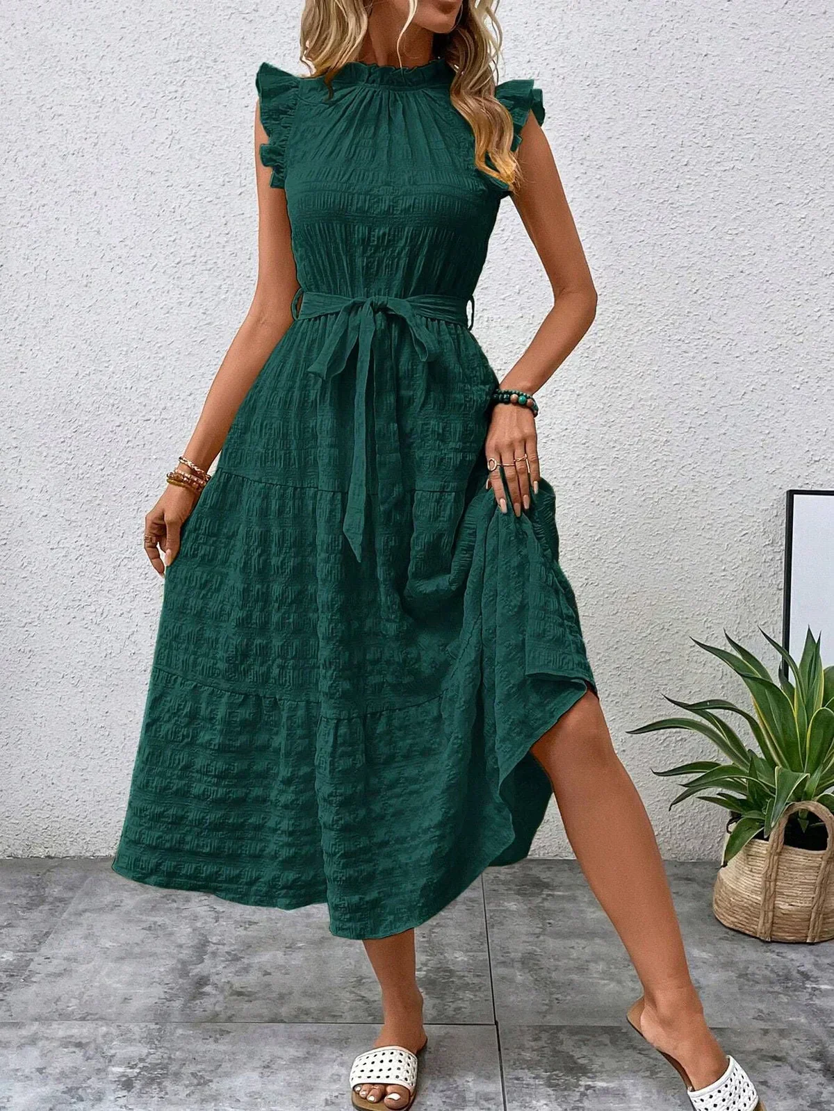 Heidi-Mode | Bezauberndes Midikleid Aus Baumwolle - Image 2