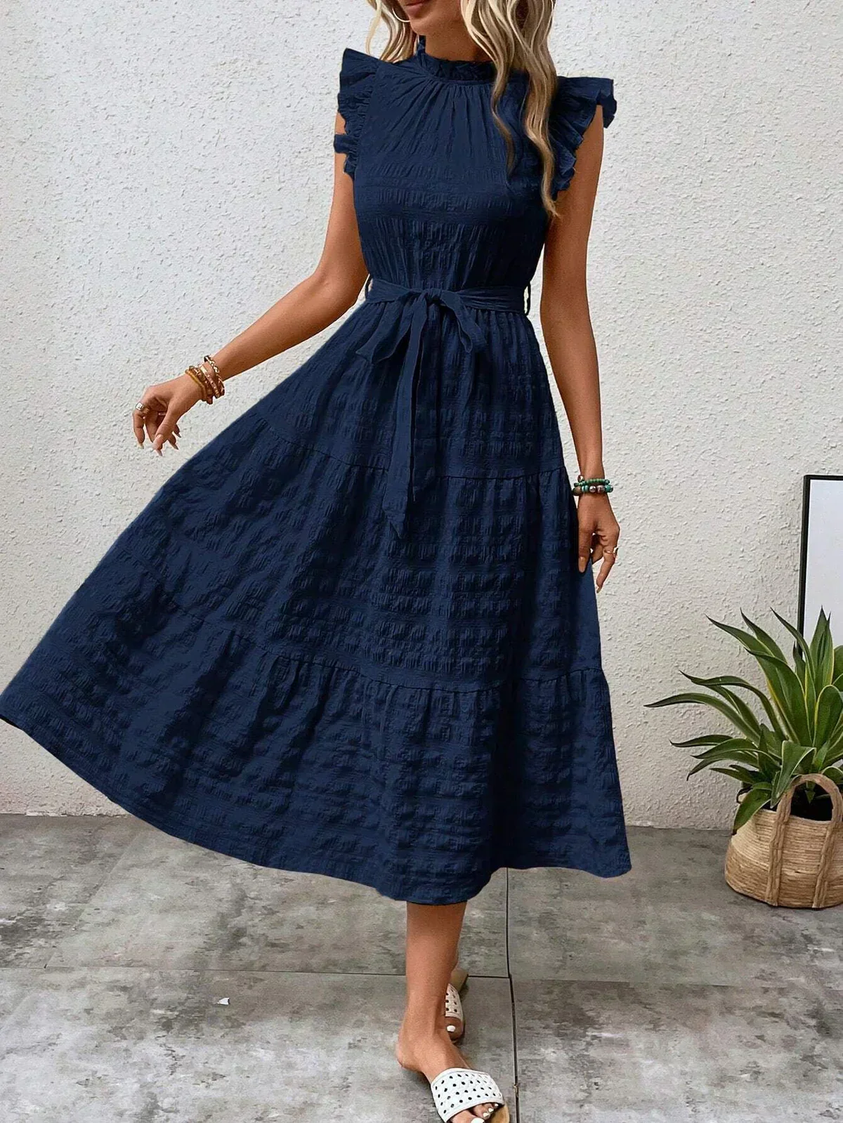 Heidi-Mode | Bezauberndes Midikleid Aus Baumwolle - Image 4