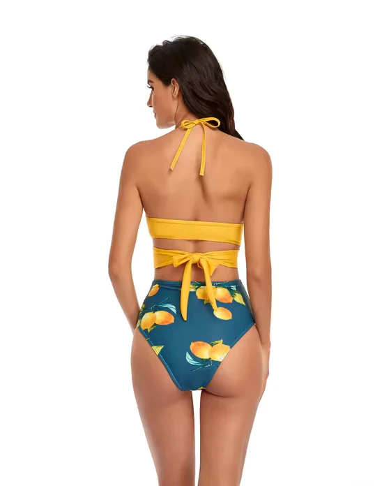 Heidi-Mode | Bikini-Set Geblümter Wickel- und Bindebikini - Image 7