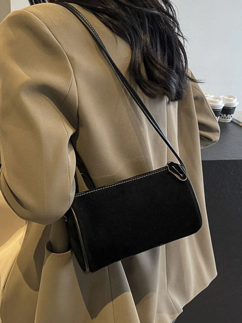 Heidi-Mode | Weiche Braune Wildleder Tasche - Image 2