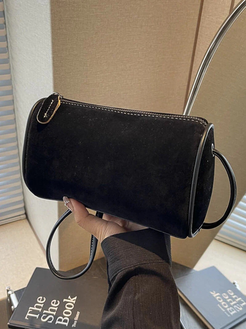 Heidi-Mode | Weiche Braune Wildleder Tasche - Image 6