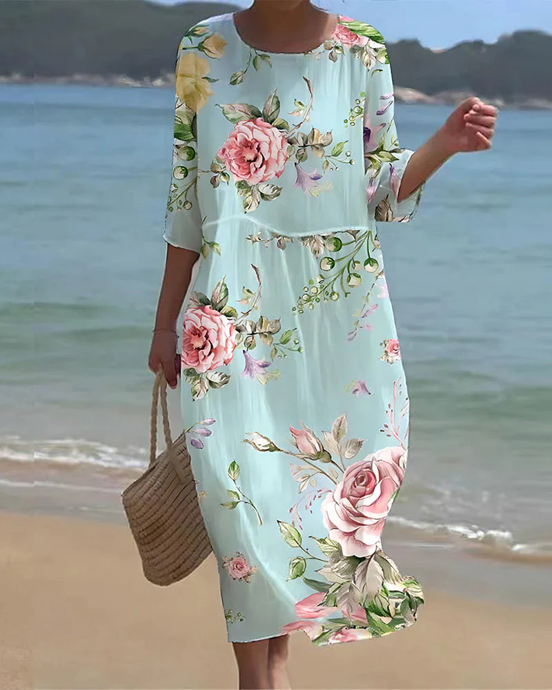 Heidi-Mode | Blumenkleid für Damen Ideal für Besondere Anlässe - Image 2