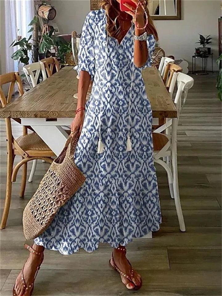 Heidi-Mode | Blumiges Maximal Sommerkleid für Damen - Image 4