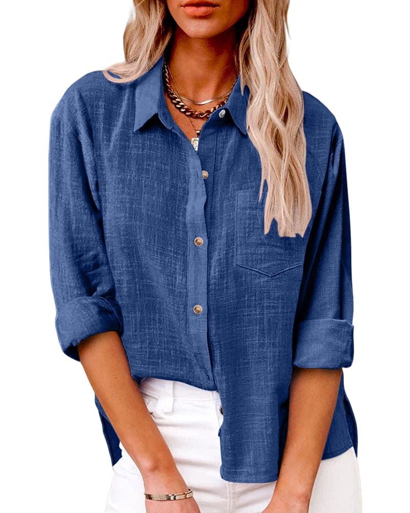 Heidi-Mode | Bluse Baumwolle und Leinen - Image 6