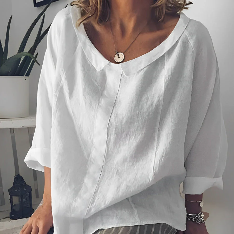 Heidi-Mode | Bluse mit Umgeschlagenem Kragen - Image 3