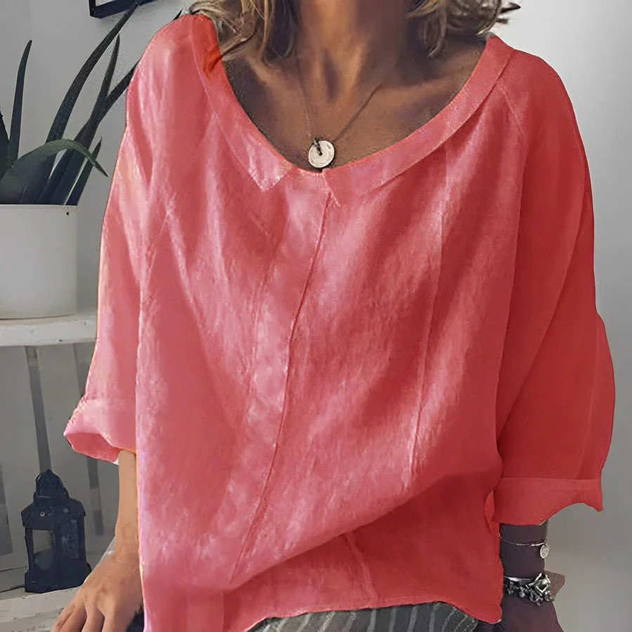 Heidi-Mode | Bluse mit Umgeschlagenem Kragen - Image 4