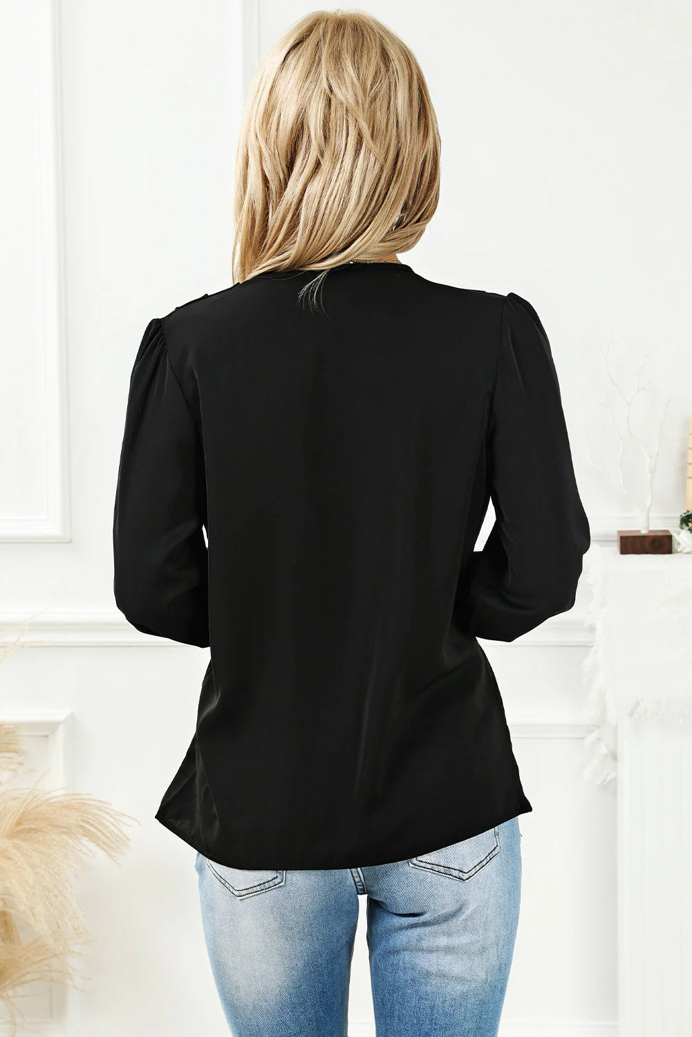 Heidi-Mode | Bluse mit Wickelausschnitt für Frauen - Image 8