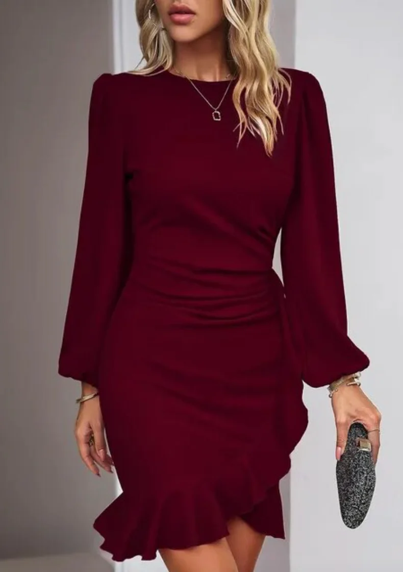 Heidi-Mode | Bodycon-Kleid mit Rüschensaum - Image 6