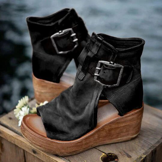 Heidi-Mode | Boho Keilsandalen für Damen