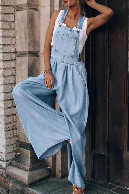 Heidi-Mode | Boho Oversize Denim Latzhose - Image 13