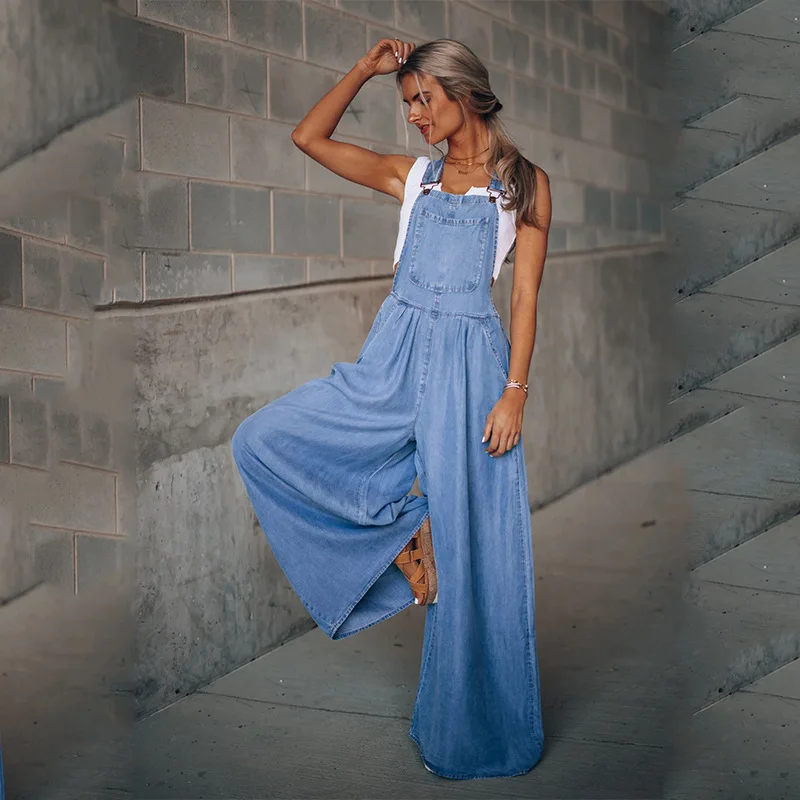 Heidi-Mode | Boho Oversize Denim Latzhose - Image 4