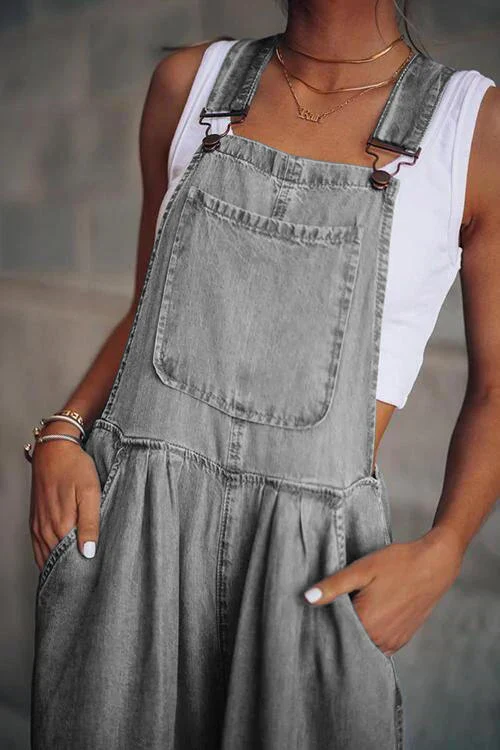 Heidi-Mode | Boho Oversize Denim Latzhose - Image 6