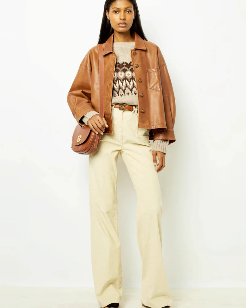 Heidi-Mode | Boxy Lederjacke