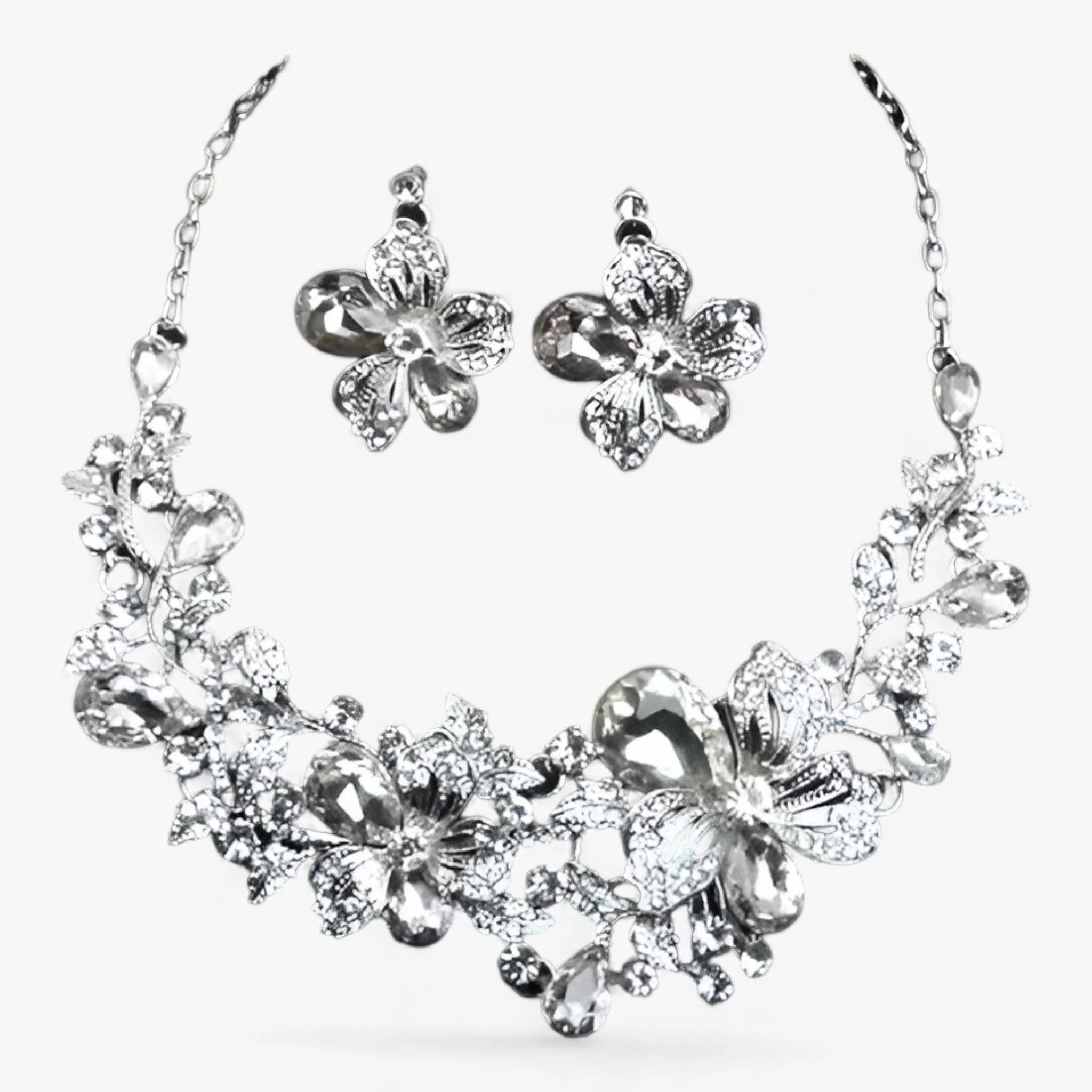 Heidi-Mode | Brautschmuck Blumenketten und Ohrringe - Image 3