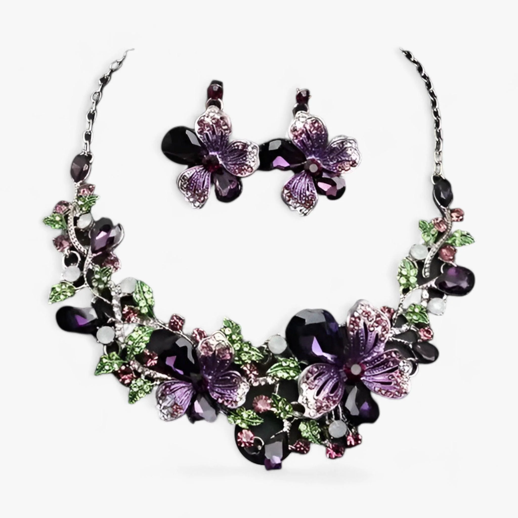 Heidi-Mode | Brautschmuck Blumenketten und Ohrringe - Image 6