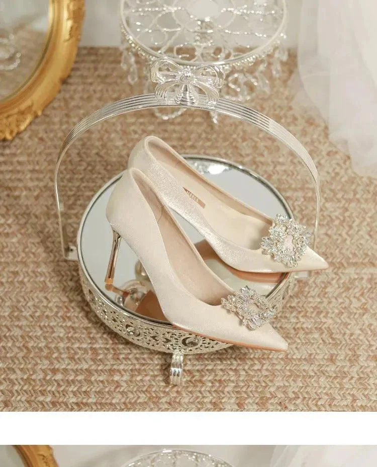 Heidi-Mode | Brautschuhe Stiletto mit Strass - Image 7