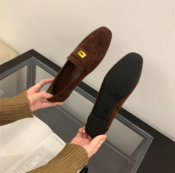 Heidi-Mode | Britische Schuhe Aus Leichtem Wildleder - Image 8