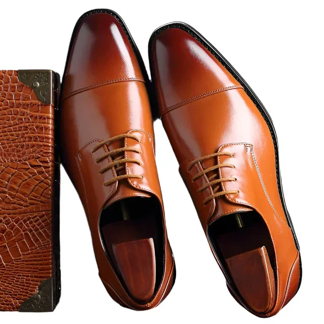 Heidi-Mode | Büro Derby Schuhe für Männer - Image 5