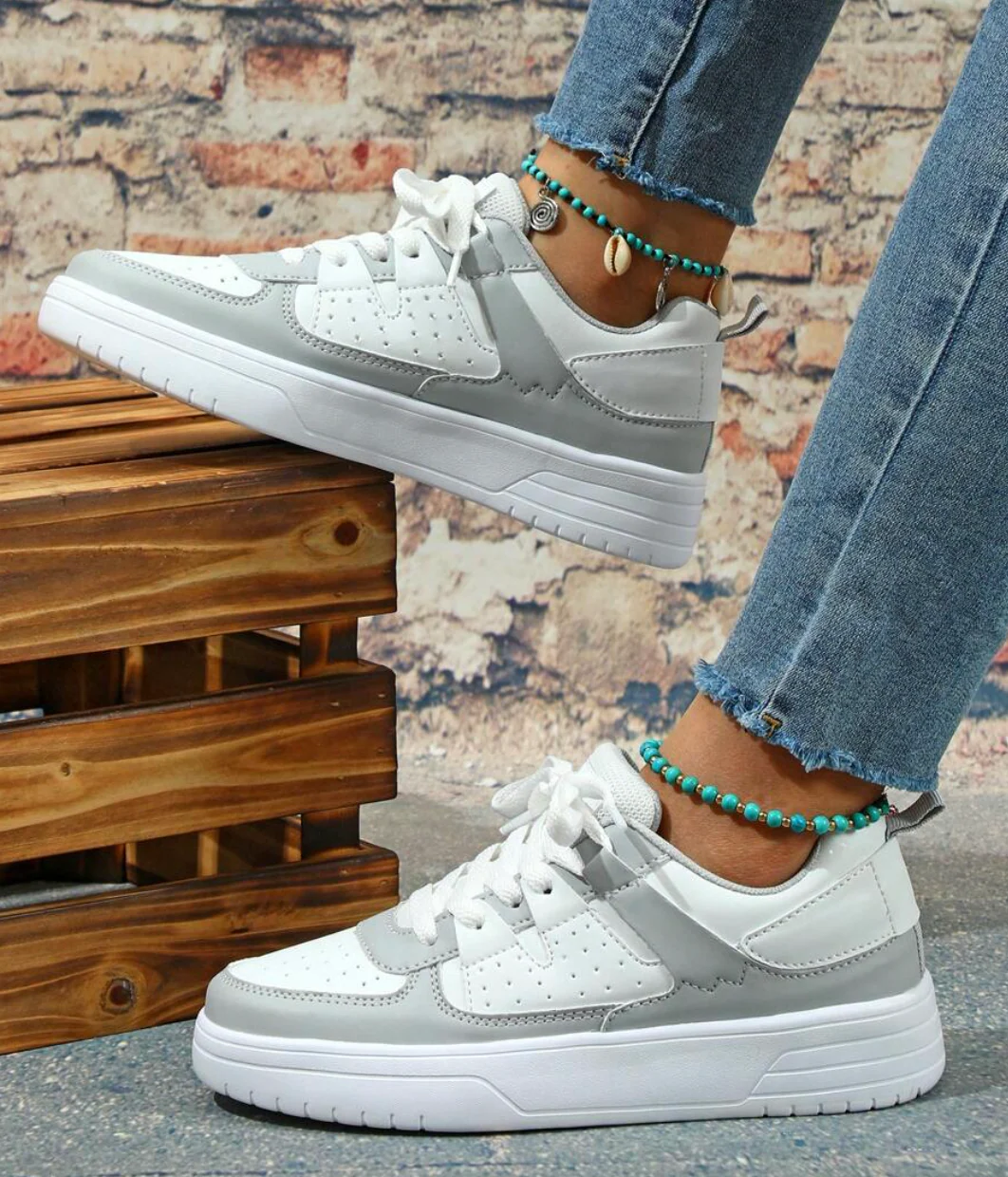 Heidi-Mode | Bunte Schnürschuhe für Damen - Image 2